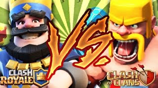 CLASH ROYALE VS CLASH OF CLANS :: L'AFFRONTEMENT FINAL CHALLENGE !