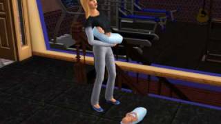 sims 3 home birth of triplets!!!