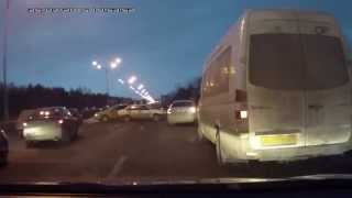 Уфа - ДТП 25 марта 2015 на трассе Р240 (Метро-Школьная)