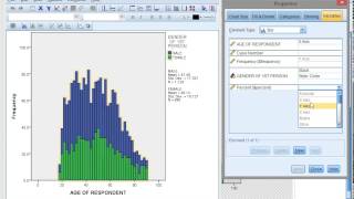 SPSS: Stacked Histogram