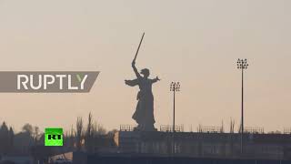 Russia: Great Dane Peter Schmeichel visits Volgograd as World Cup nears