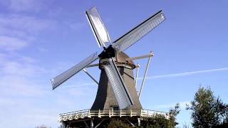 Korenmolen 'De Hoop' 't Zand gemeente Zijpe zeer mooi weer 6 Oktober 2013