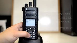 Placing a Phone Call - XPR 7550