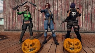 Fallout 4 Mod Review - Hirez Suit, Tycoons, The Widow, 1875 Revolver and Halloween