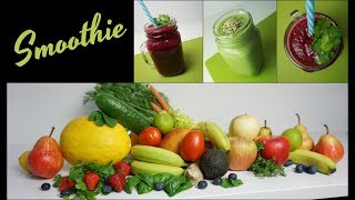 Nejzdravější zeleninové a ovocné smoothie recepty⎪Dietní i objemové smoothie