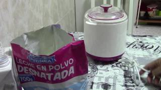 PRIMER YOGUR EN LA YOGURTERA DE LIDEL