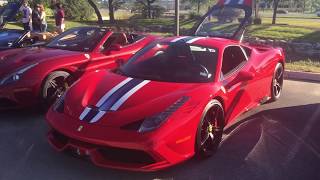 Ferrari up close at San Antonio Cars & Coffee July 2017