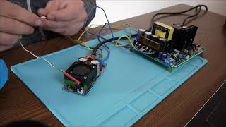 Test DIY IRS2092 500W amplifier subwoofer project