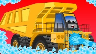 Dump truck | car wash | educational video for kids