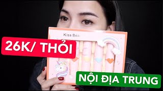 [REVIEW] RẺ HƠN CẢ SON FAKE | SET SON KISS BEAUTY NỘI ĐỊA TRUNG | 26K/ THỎI