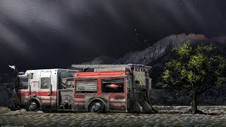 Substance Painter - Fire Truck Texturing (Marmoset Render)