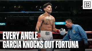 Every Angle Of Ryan Garcia's BRUTAL KO Against Javier Fortuna
