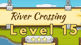 River Crossing IQ Logic Games Level 15