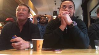 Joseph Parker's reaction to Anthony Joshua getting knocked down by Wladimir Klitschko