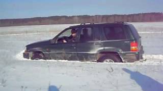 6.02.2010 snow offroad Russia(Samara) - Jeep Grand Cherokee ZJ part 2