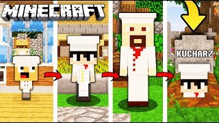 ŻYCIE KUCHARZA W MINECRAFT || OD NARODZIN DO ŚMIERCI