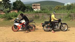BULLET 350 VS KTM RC 200 TOCHAN TEST