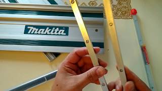 Соединение направляющих  шин MAKITA для погружной пилы FESTOOL соединителями ELITECH