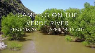 Verde River off road camping with our turtleback trailer