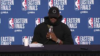LeBron James Postgame Interview | Celtics vs Cavaliers Game 4