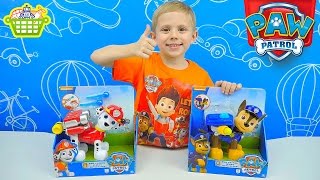 Щенячий Патруль герои мультфильма - БОЛЬШИЕ Гонщик и Маршал. PAW PATROL Jumbo Action Pup