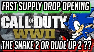 FAST SUPPLY DROP OPENING THE SNAKE 2 ? THE DUDE UP 2 ?