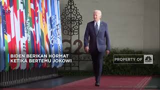Saat Biden Beri Hormat Kepada Jokowi di G20