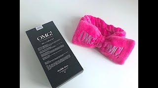 IHERB: Double Dare, OMG, Mega Hair Band, Hot Pink (Повязка на голову) - Видео обзор