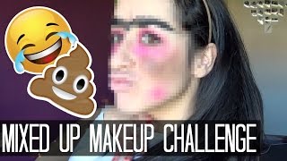 MIXED UP MAKEUP CHALLENGE