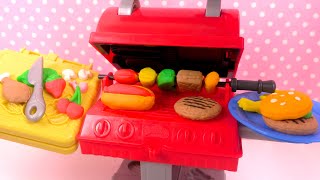 Barbecue Pâte à Modeler Grillades et Brochettes Jeu d’Imitation