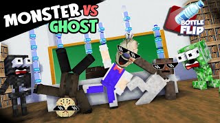 MONSTER SCHOOL : BOTTLE FLIP WITH ICE SCREAM, GRANNY, SADAKO, GRANDPA, PENNYWISE  AND  SLENDERMAN