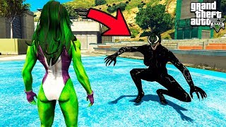 ДЕВУШКА ХАЛКА ПРОТИВ ДЕВУШКИ ВЕНОМА В ГТА 5 МОДЫ! HULK VENOM ОБЗОР МОДА В GTA 5! ИГРЫ ГТА ВИДЕО MODS