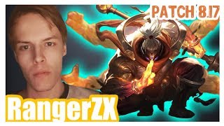 RangerZX | JAX vs JARVAN4 | JAX Top | Challenger Gameplay | Patch 8.18