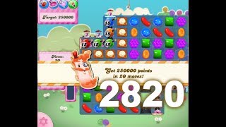 Candy Crush Saga Level 2820 (No boosters)