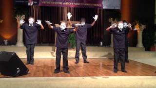 The "Unspoken Ministers" youth mime ministry from Resurrection Life Worship Center International.