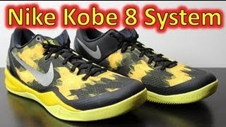 Nike Kobe 8 System Black/Street Grey/Vivid Sulfur - Review + On Feet