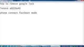 How To Unlock  Lenovo A6020a40 Lenovo Vibe K5 Google Lock ( FRP Reset)! Remove After reset phone