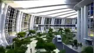 Aşgabatda täze gurulýan Airport (A new international airport in Ashgabat )