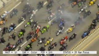 'Mob' of motorcyclists takeover highways in Ontario
