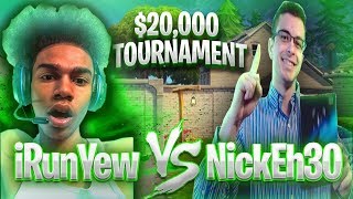 iRunYew vs. NickEh30 • $20,000 Tournament ( Friday Fortnite )