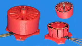 How to make a very high speed and powerful 3D Printed ESC Brushless motor