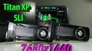 Titan X (Pascal, but not the Titan Xp??) SLI Benchmarks | 7680x1440