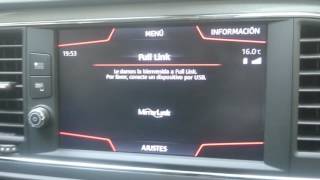 SEAT Leon MK3 MirrorLink 1:1 No black bars 100% Full Screen - SAMSUNG (root)