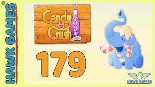 Candy Crush Soda Saga Level 179 (Frosting mode) - 3 Stars Walkthrough, No Boosters
