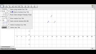 cara membuat segitiga sama sisi dengan geogebra