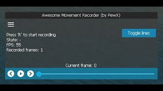 [MTA] Mapping Tool: Awesome Movement Recorder