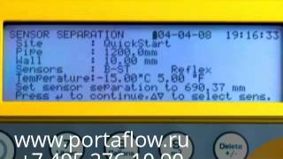 Расходомер жидкости Micronics Portaflow 330, www.portaflow.ru, www.portaflow.com