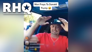MAGA Moron Prays For Donald Trump To Save Him From Police