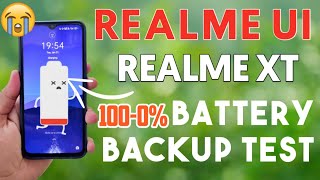 Realme XT Battery drain Test 100-0% after Realme UI Update | Realme Ui Battery Test