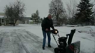 light snow with Storm Tracker™ 2690 XP Snow Thrower